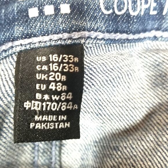 Gap Jeans Women 16 Blue Skinny Roll Up 5 Pocket Front Button Zip Distressed - Picture 6 of 12